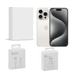 Apple iPhone 15 Pro 128GB Recondicionado Grau A+ 6,1" Titânio Branco